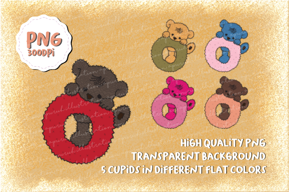 Adorable Design Assets: The Valentine Teddy Bear Letter O