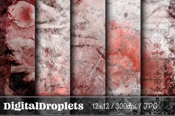 Antique Damask Prints Vol. 4.2: Moody Vintage Papers for Bold Design