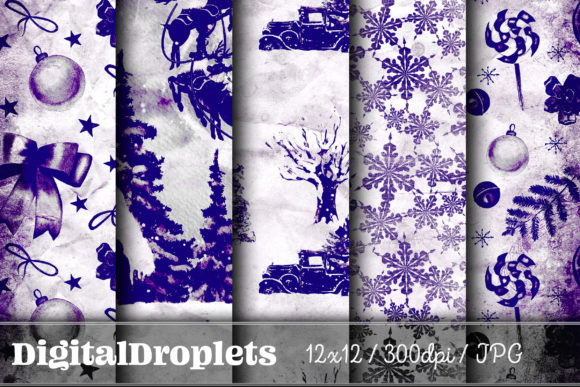 Christmas Time Vol. 20: Gothic Grunge Paper Collection