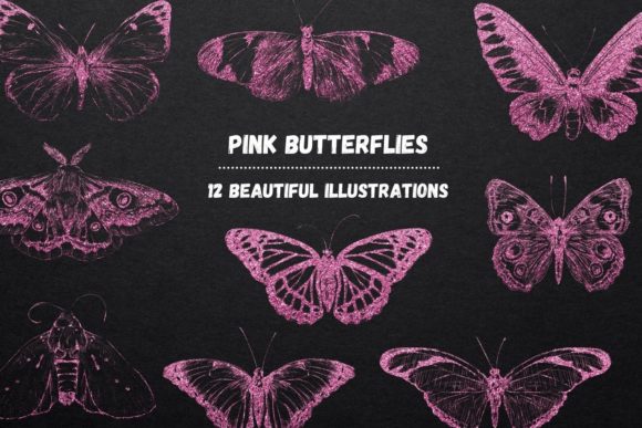 Exploring Pink Glitter Butterflies: A Sparkling Collection