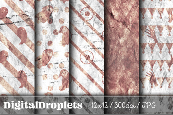 Halloween Papers Vol. 30 | Collection: Gothic Depth for Digital Crafts