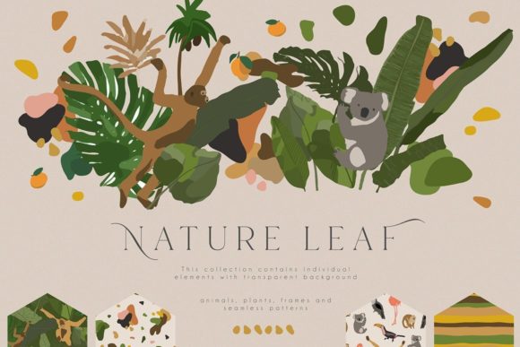 Nature Leaf Collection: A Design Toolkit for Authentic Branding