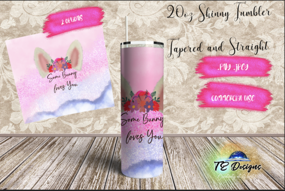 Spring Design Projects: The Easter Some Bunny Tumbler Wraps