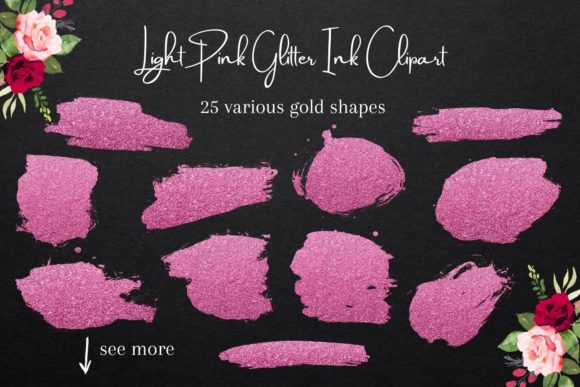 Unleash Creativity with Pink Ink Design Elements